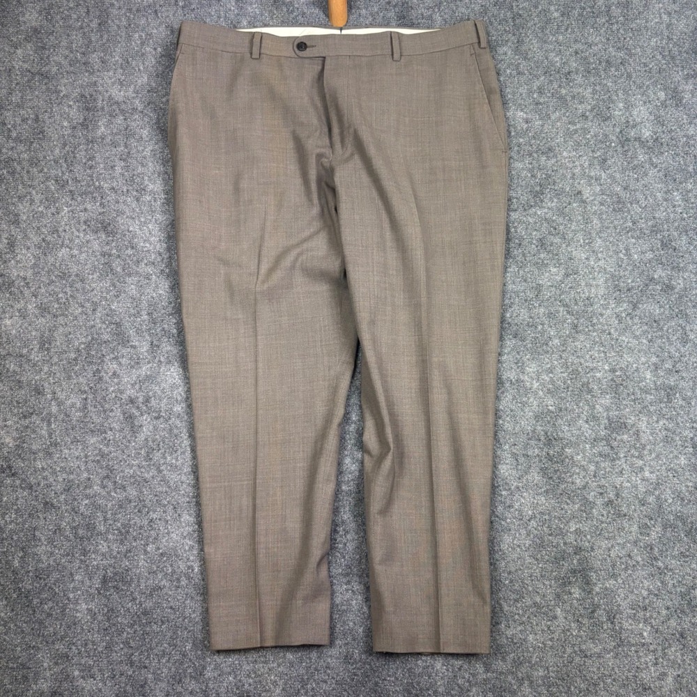 Suitsupply Dress Pants Mens 38 Brown Excellent Brescia VBC Traveller Wool
